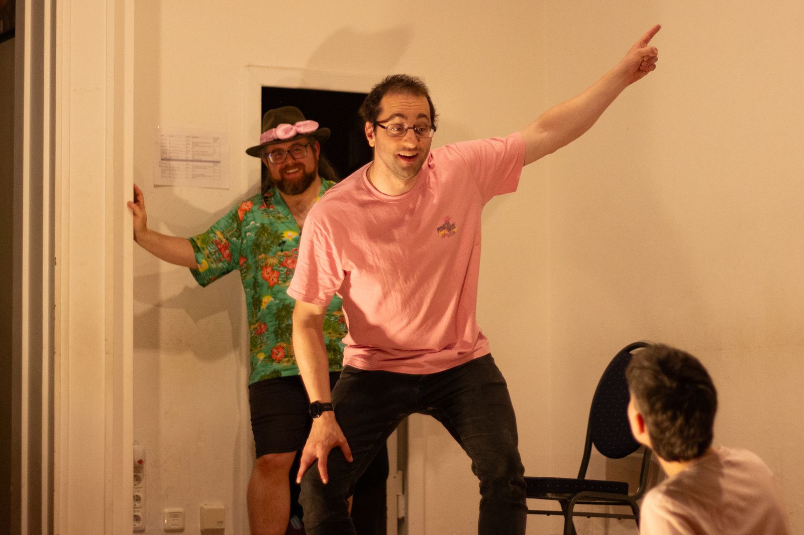 Naked Flamingos show photo